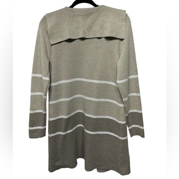 Apt. 9 Tan Brown Ombré Color Black Cardigan Sweater Fall Winter Jumper Neutral - Picture 2 of 4